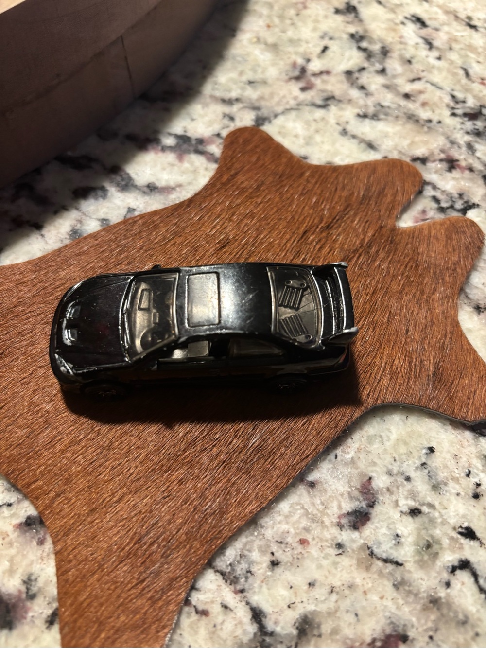 Black Die-Cast Toy Car for Kids